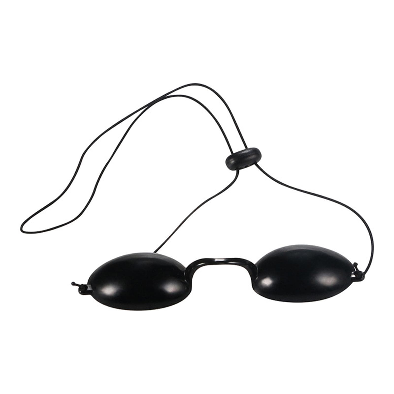 Flexible Tanning Bed Goggles Eye Protection UV Glasses Portable Black Glasses Protective Eye Mask black