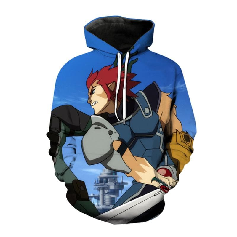 Cartoon Anime Hoodies Thundercats 3D Print Sweatshirt Men Women Fashion Oversized Hoodie Harajuku Hip Hop Pullover Kids Boy Coat 2XL