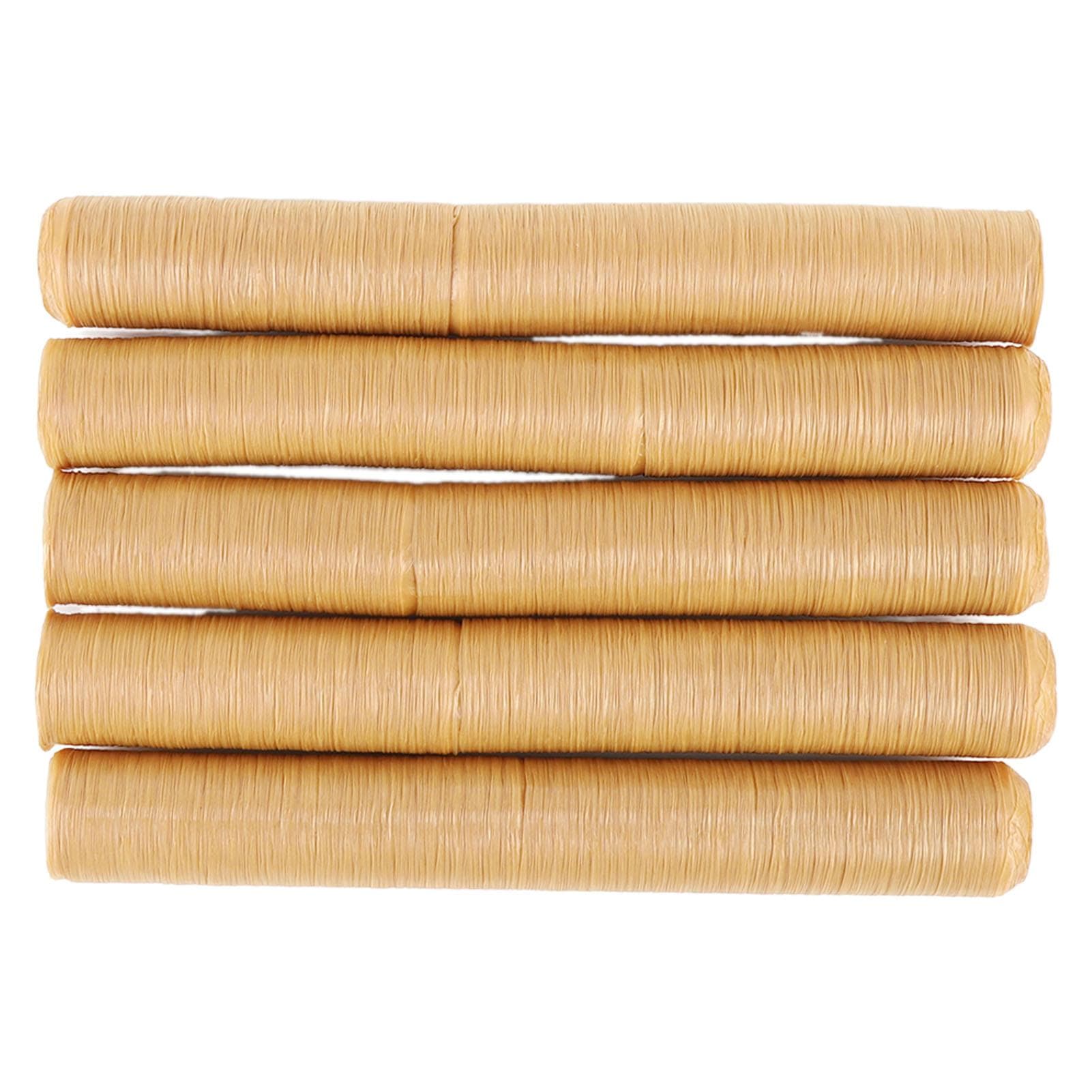 5PCS Sausage Collagen Casings Excellent Toughness Safe Edible Dried Sausage Casings Skin for Home