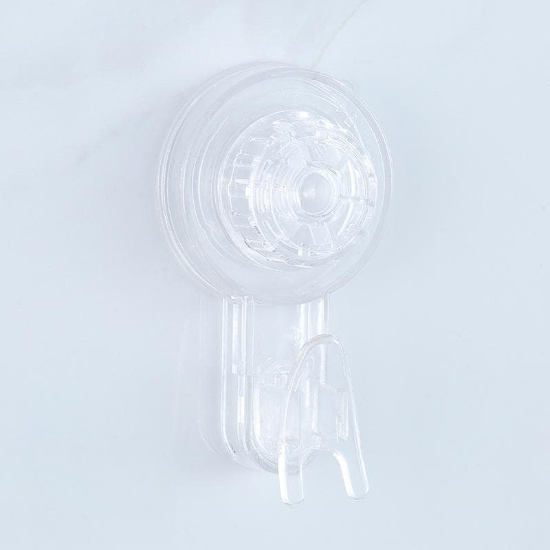 Suction Cup Wall Hook Removable Vacuum Strong Hook Up Household Movable Hook Towel Hanger Bathroom Kitchen Organizer clear