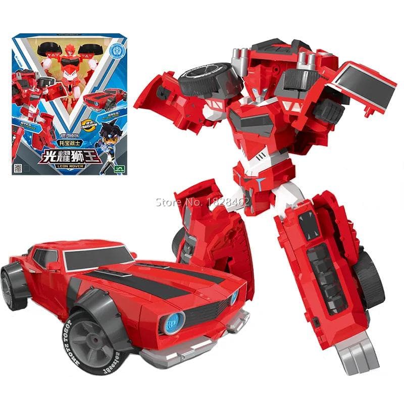 19CM Type Tobot GD Justice V Transforming Robot to Car Toy Korea Cartoon Brothers Anime Tobot Transformation Car Toys