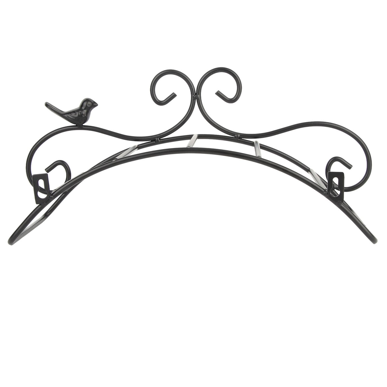 Garden Hose Holder Black Multifunction Antique Style Bird Brackets Water Pipe Storage