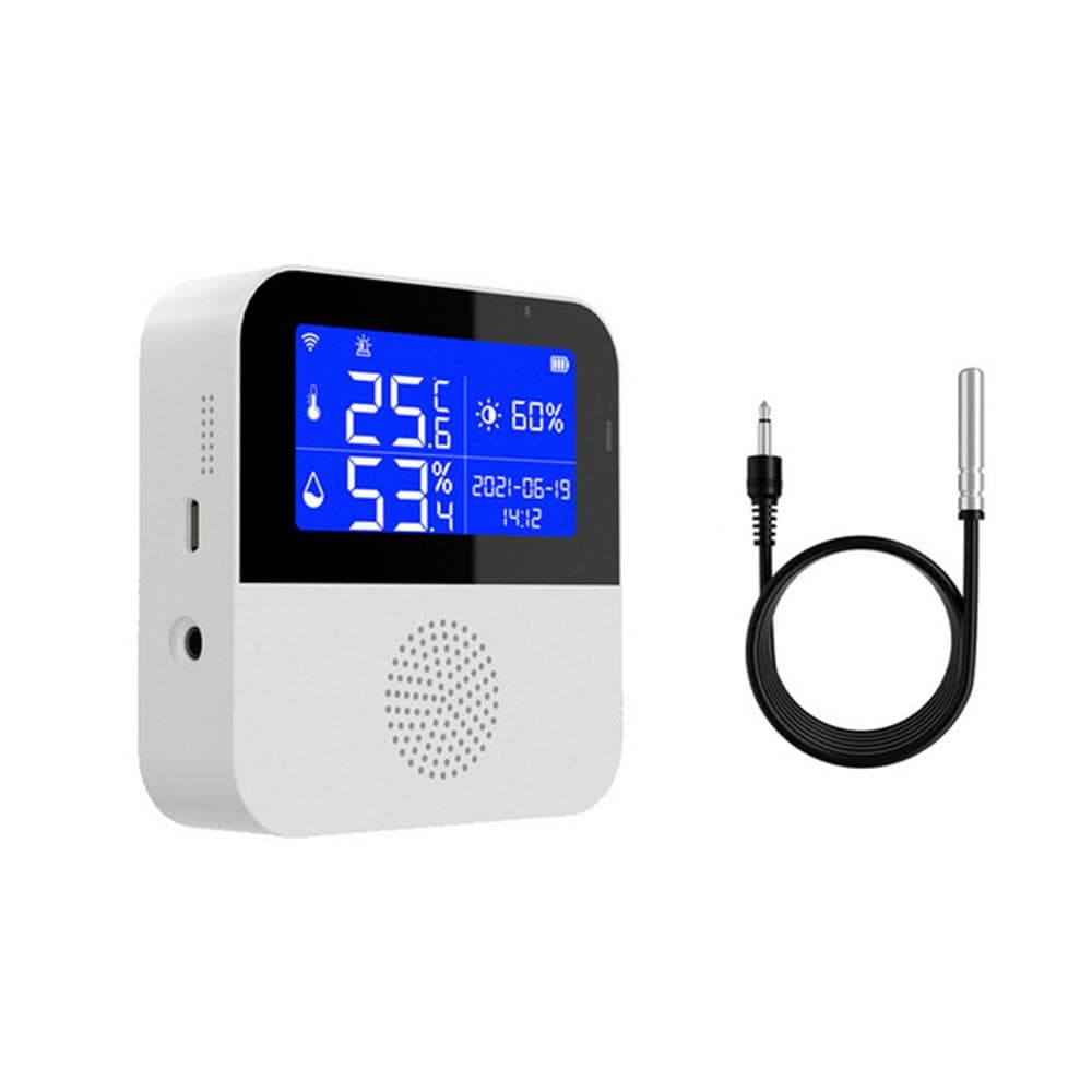 Tuya Wifi Temperature Humidity Sensors APP Remote Monitor Control for Home Intelligent Scenario multicolour