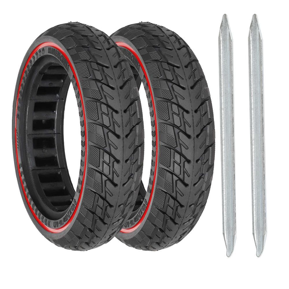 Ulip 2PCS 8.5 Inch Solid Tire 8 1/2x2 Electric Scooter Honeycomb Tires 50/75-6.1 Front & Rear