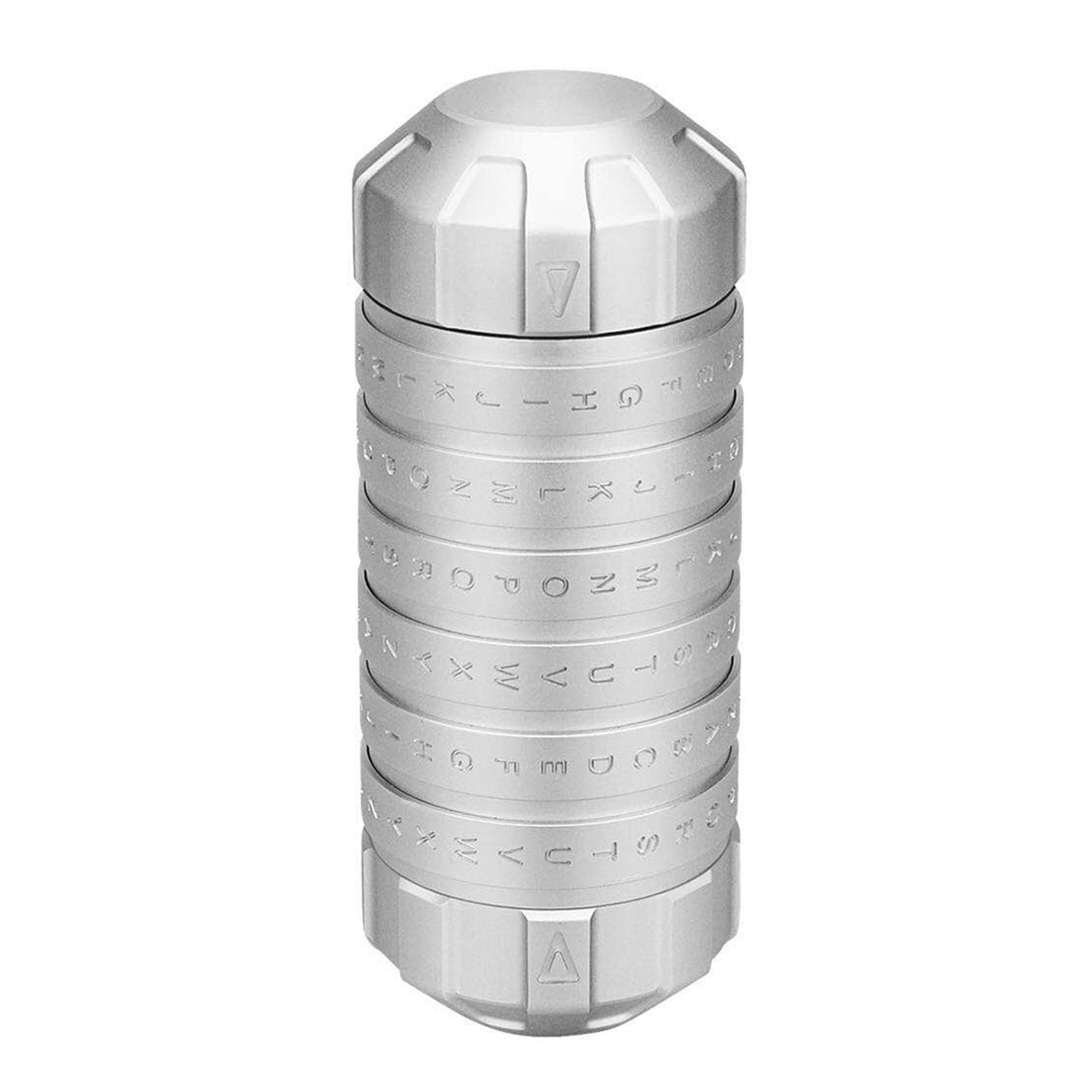 Mini Cryptex Code Lock Valentine's Day Delicate Interesting Romantic Birthday Gifts Silver silver