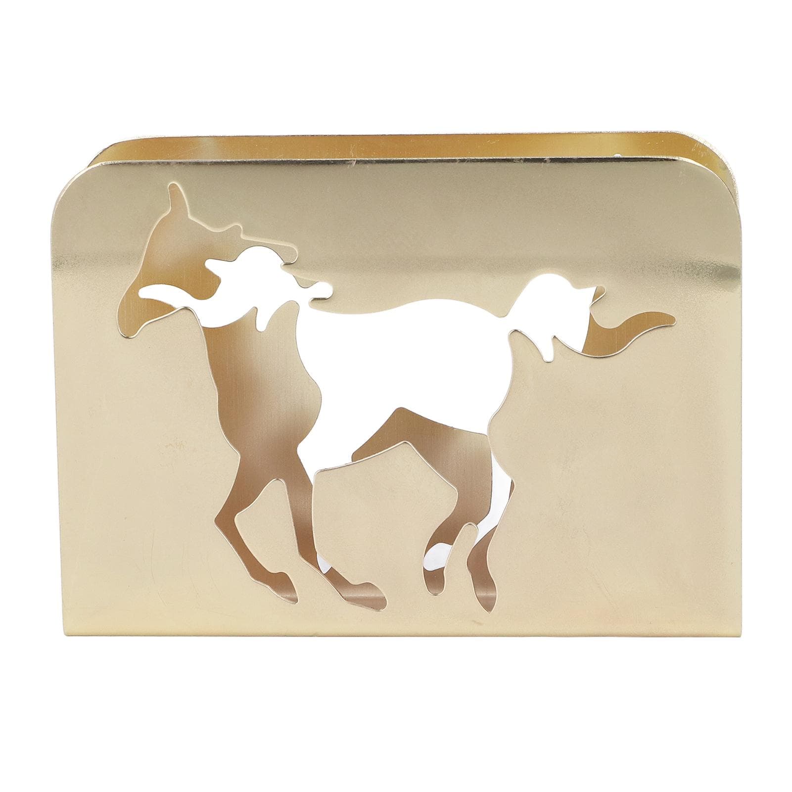 Horse Napkin Holder Iron Art Vertical Napkin Holder Multifunction Metal Napkin Holder Napkin Holder golden