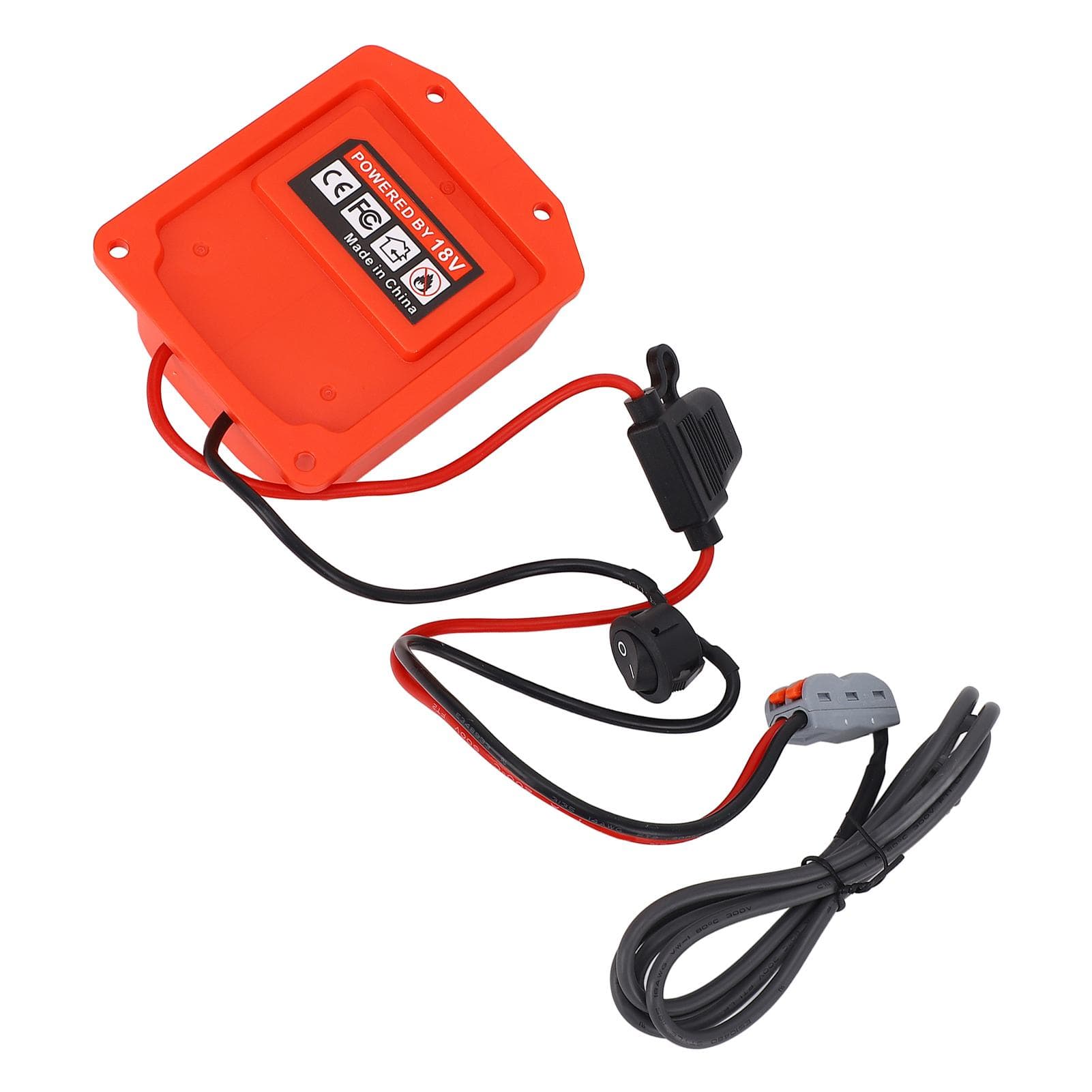 Power Cable and Battery Adapter 3.2ft Satellite DC Power Cord 18V Battery Adapter with Fusible Wire
