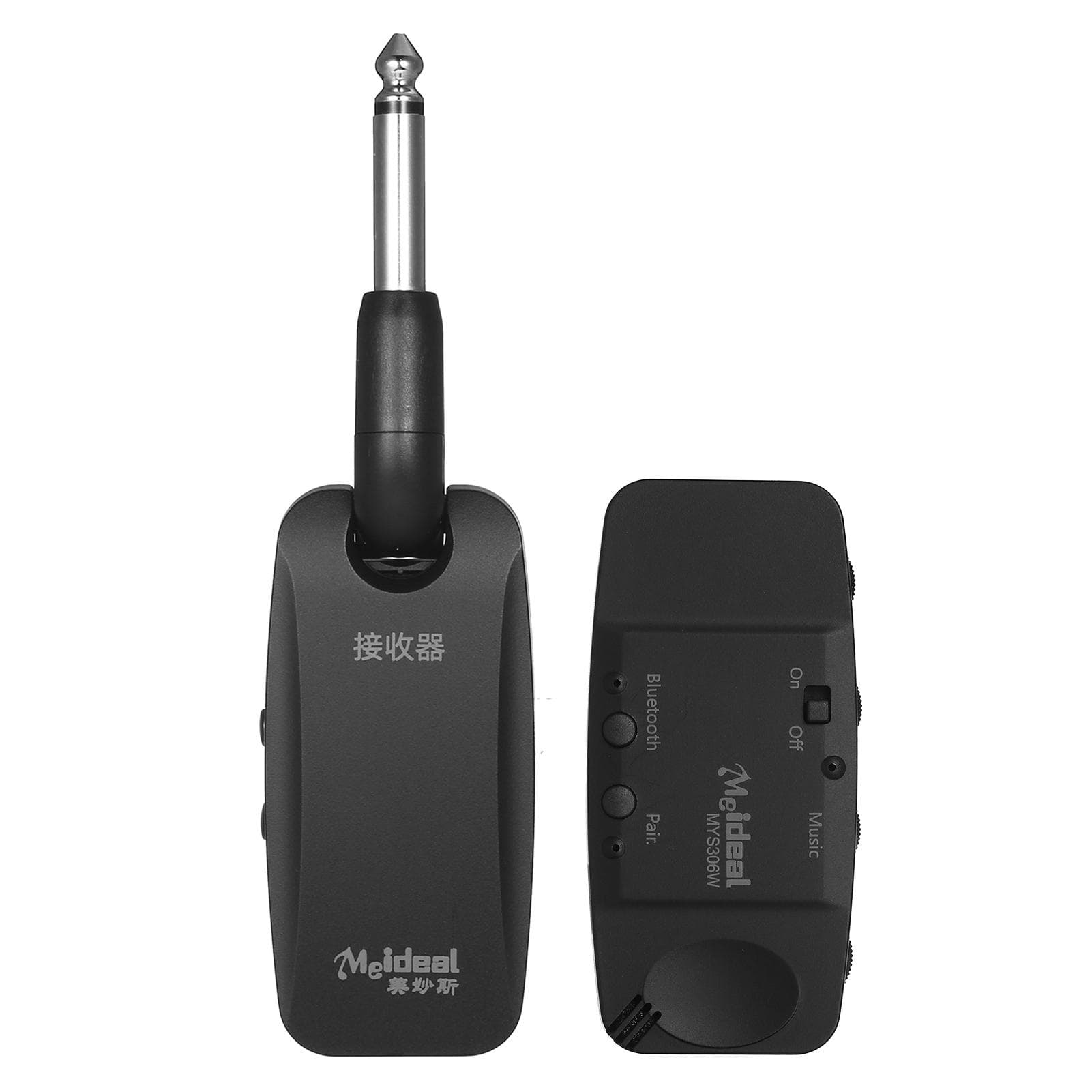 Saxophone Wireless Musical Instrument Pickup Professional Microphone Wireless Instrument UHF Pickup black