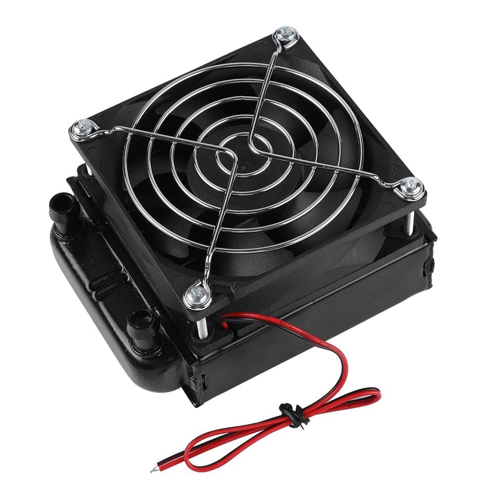 80MM CPU LED Water Cooling Cooler Heat Row Radiator with Fan For Computer PC