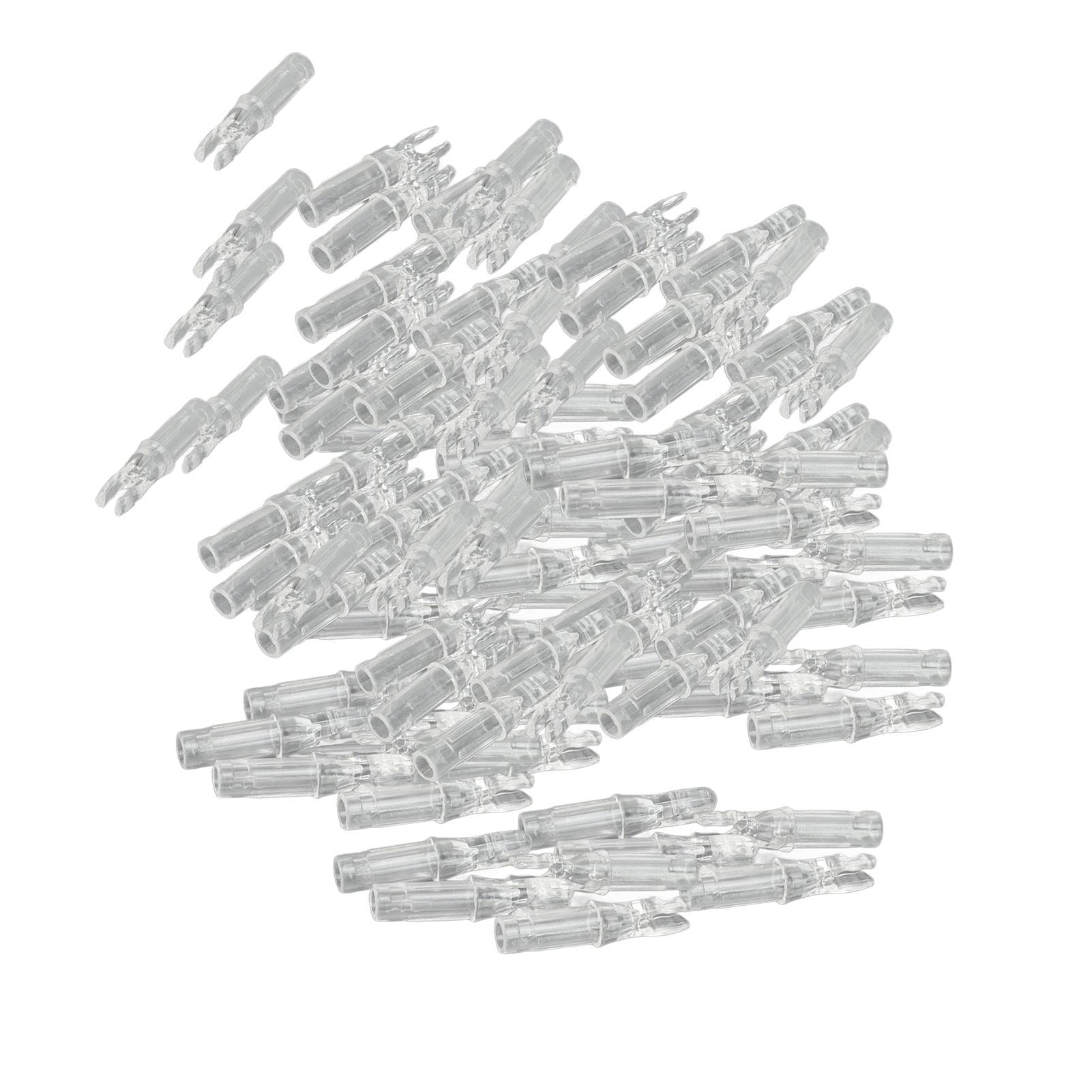 100pcs Archery Arrow Nock Durable Plastic Insert Arrow Nocks Light Weight Arrow Nocks Replacement
