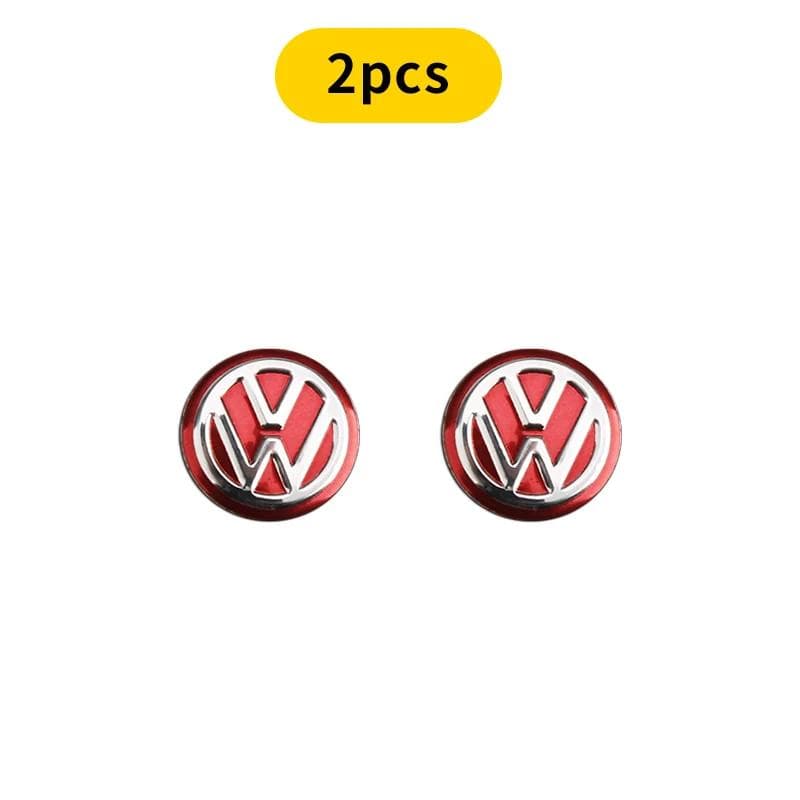 2026 New For VOLKSWAGEN VW 5/10Pcs 14mm Car Key Emblem Stickers Auto Control Key Logo Decals For Volkswagen VW Golf Tiguan Jetta