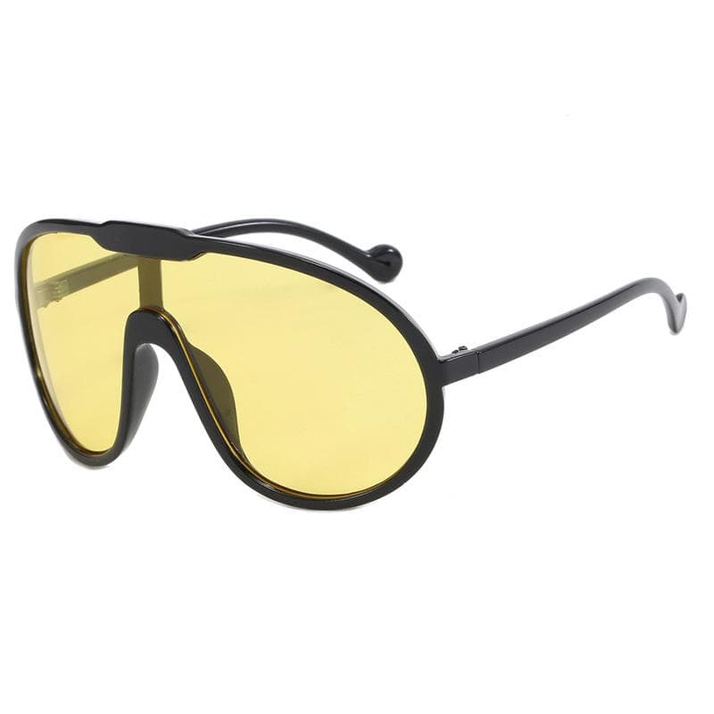 New Big Pilot Women Sunglasses Fashion Oversized One-piece Lenses Men Sun Glasses Outdoor Summer Driving Shades