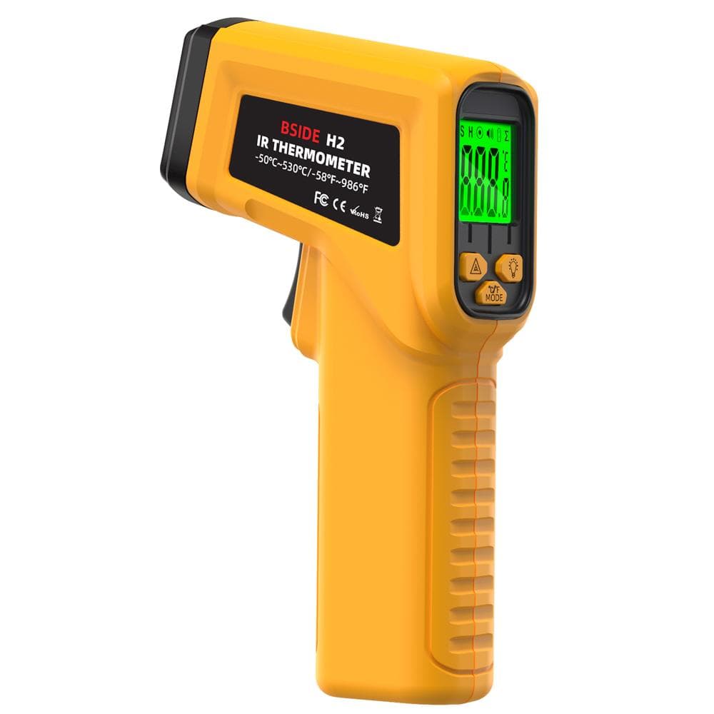 -50~530 celsius Handheld Laser Infrared Thermometer 12:1 Target Positioning Contactless Digital multicolour