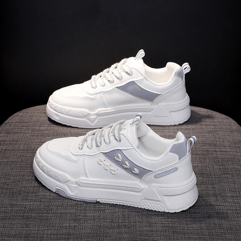 Spring New Korean Version of Small White Shoes Female Students Breathable Female Sports Shoes Casual Thick Bottom Increase 40