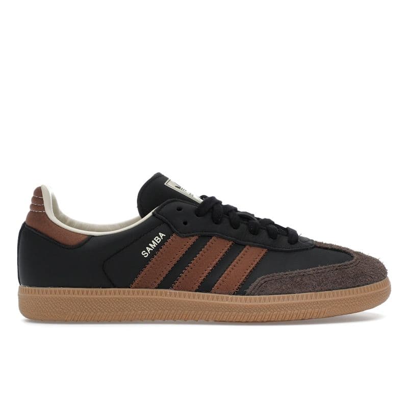 adidas Samba OG Black Preloved Brown Unisex Sneakers Core-Black Dark-Brown IE9123 35⅔