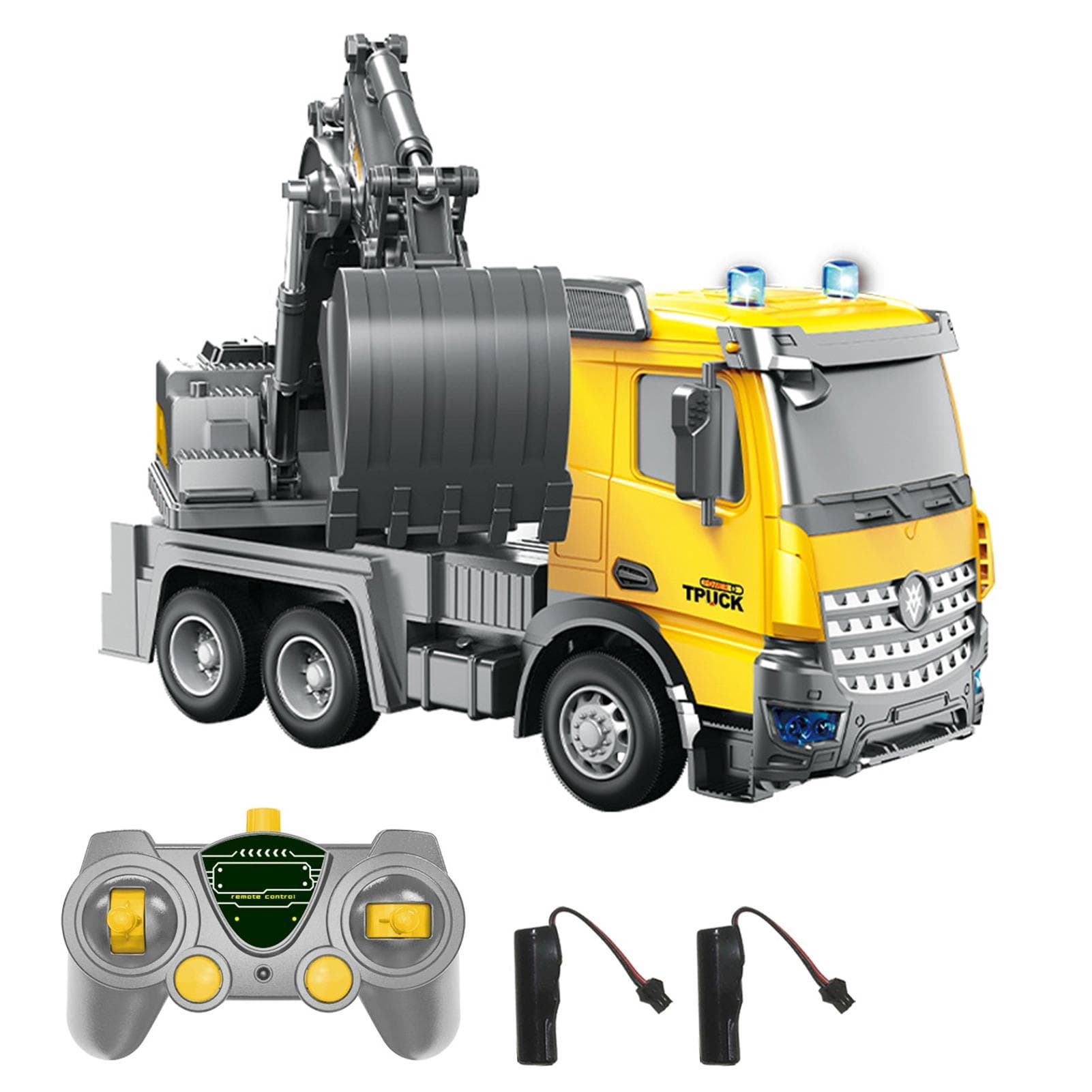 Remote Control Sprinkler Sanitation Toy 1/14 Electric Remote Control Sprinkler Sanitation Truck 2 battery