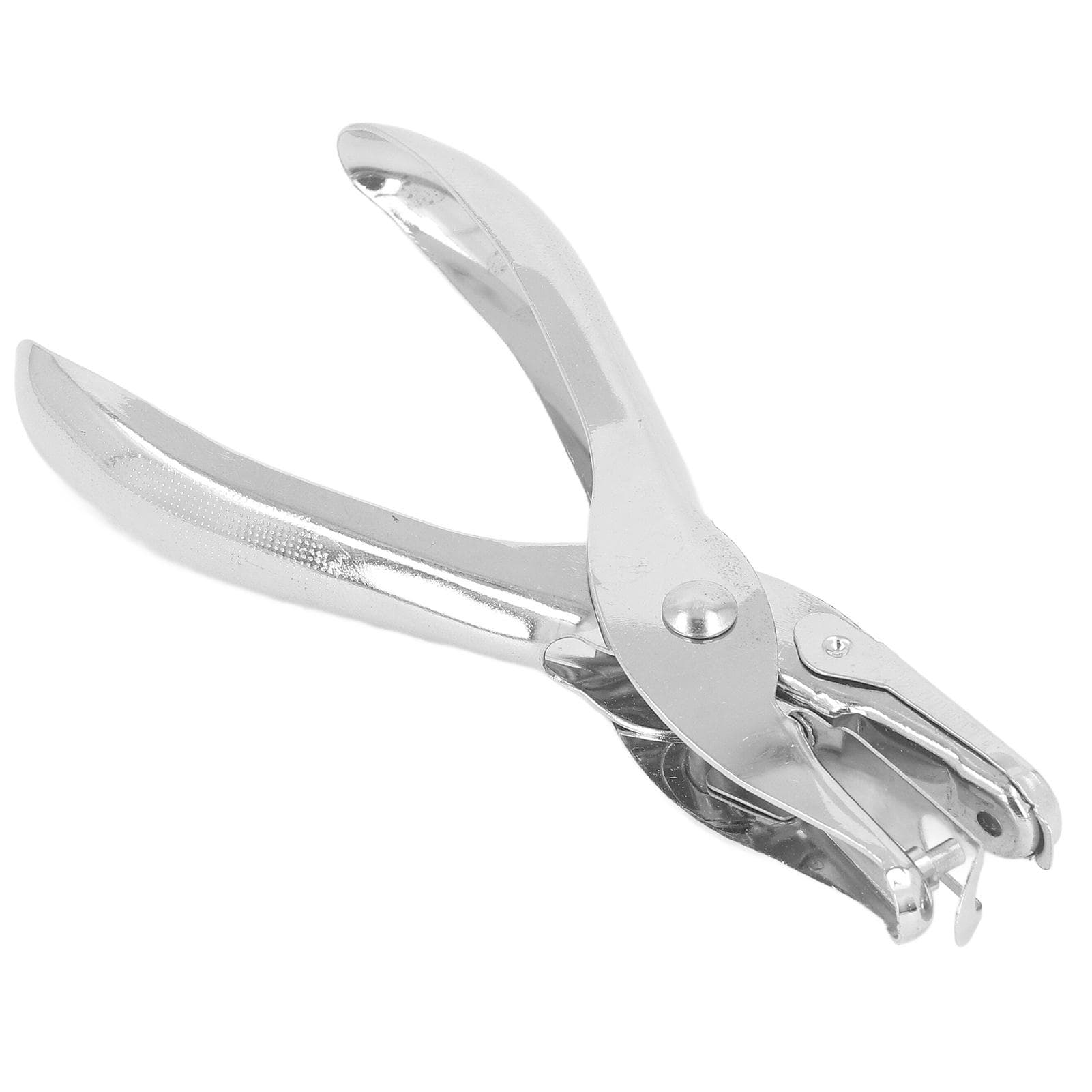 Single Hole Puncher Portable Punch Pliers Paper Punching Tool 3mm Diameter 8 Sheets Capacity