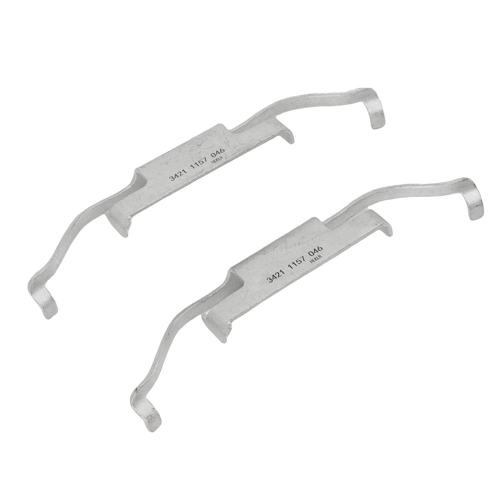 2 Pcs Rear Brake Pad Retaining Clip Enhance Braking Safety Metal Alloy 34211157046 Replacement for