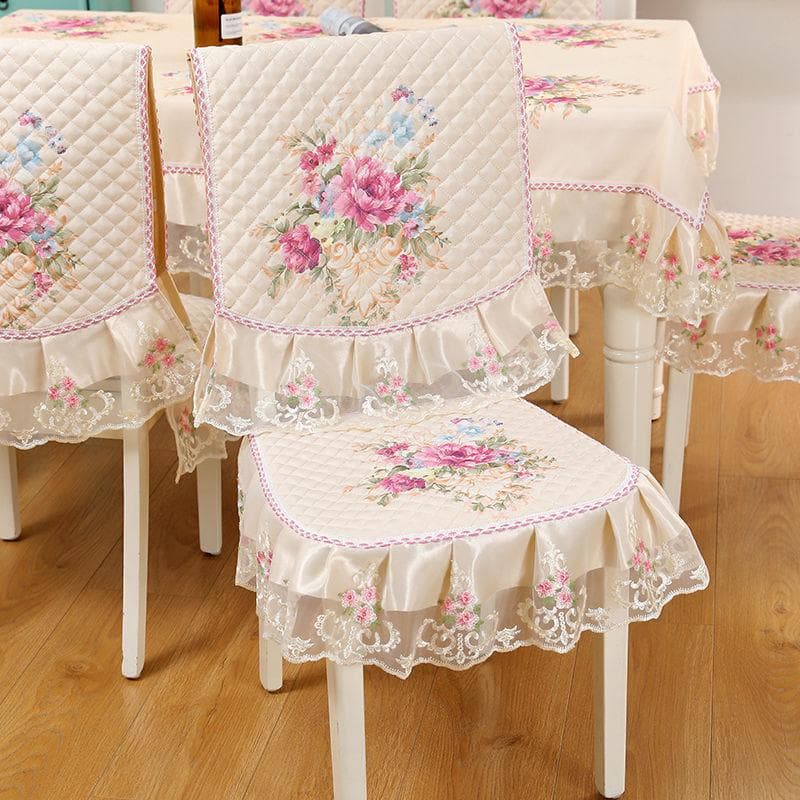 Thick Non Slip Chair Cover Modern Minimalist Household Dustproof Chair Cover Cotton Lace Printed Chair Cover 1pcs chair cover 1pcs