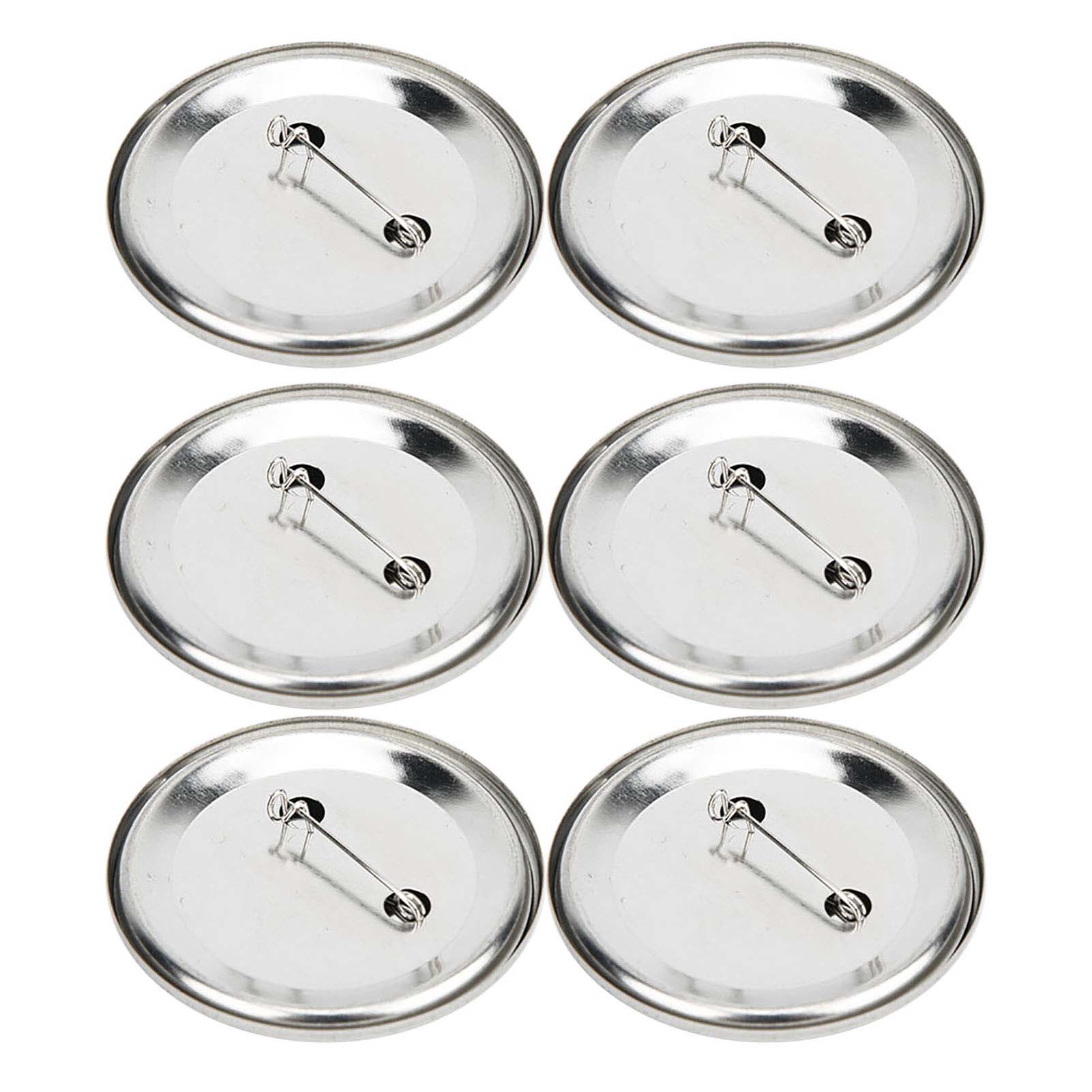 100 Sets 56mm Badge Pin Button Parts Badge Making Supplies DIY Crafts Materials