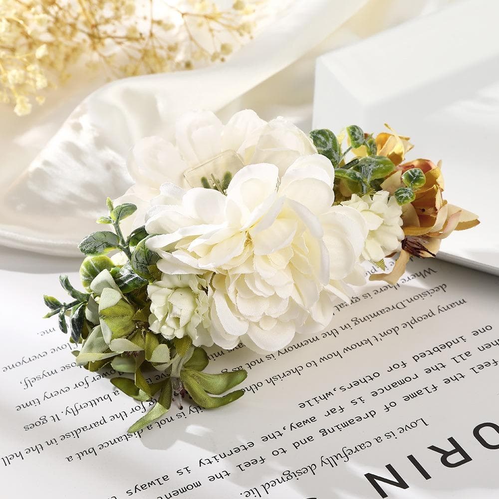 Flower Clip for Hair Large Hair Clip Barrette Banana for Hair Claw Clip Ladies Hairpins for A Woman Korean Accessories JZ093