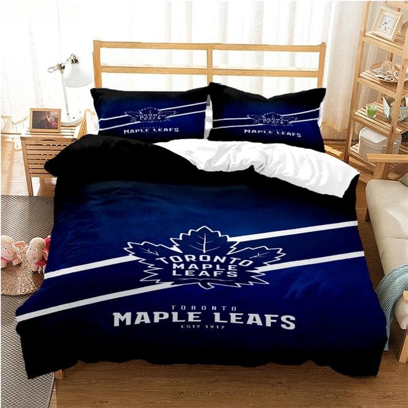 Fashion Casal Ice Hockey All Season Duvet Cover Set with Pillowcase Home Textile Twin Full Queen King Children's Gift 150X200cm-3pcs
