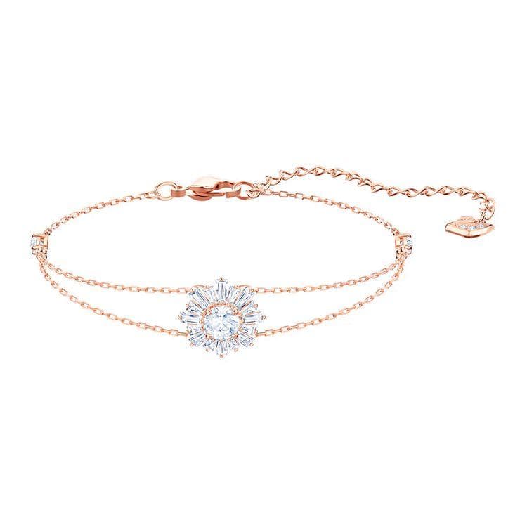 Swarovski Sunshine Sunflower Bracelet Women bracelet Rose-Gold 5451357 Box (Random Color)