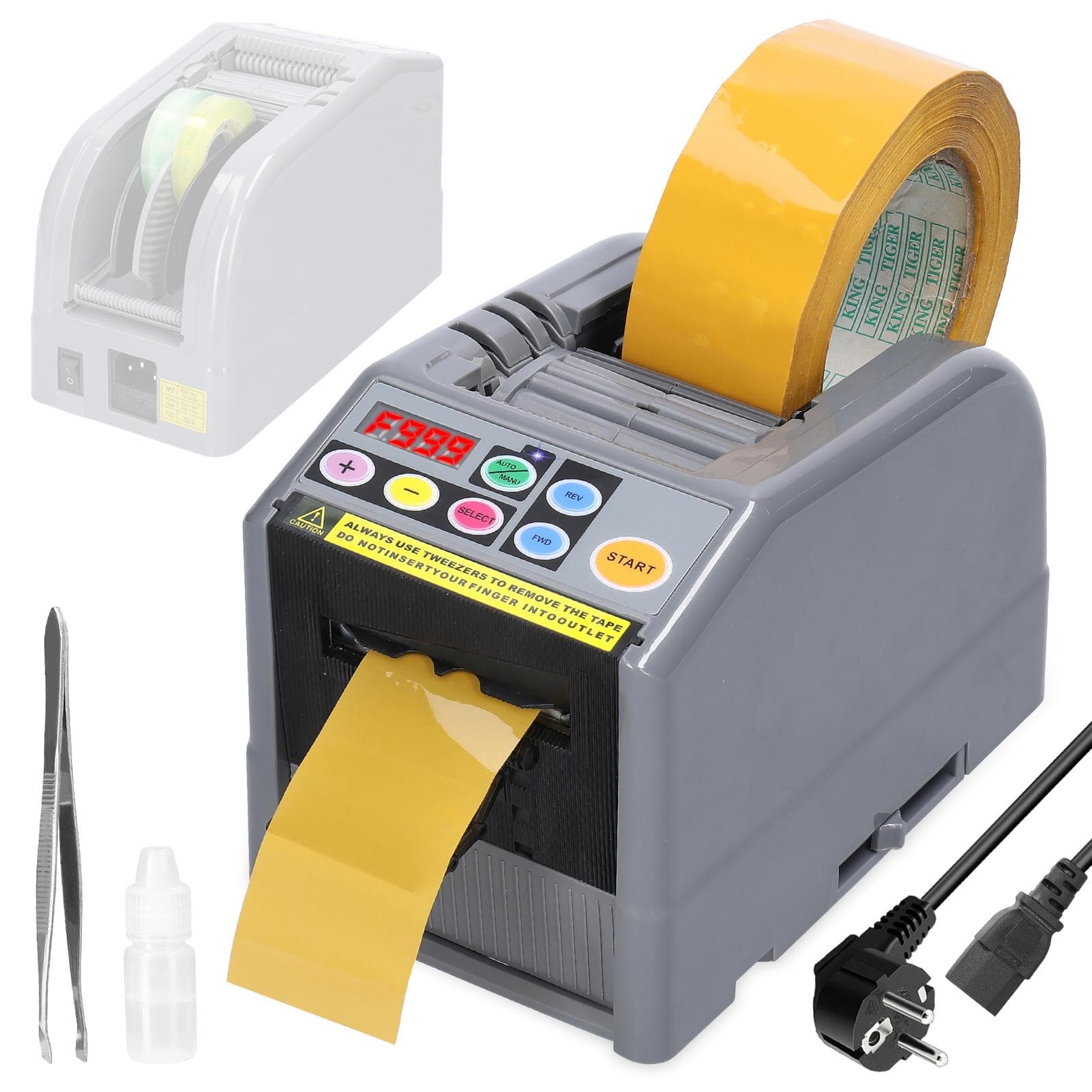 6-60mm Width 5-999mm Length Tape Cutting Machine Automatic Tape Protective Film Cutting Machine EU Plug multicolour