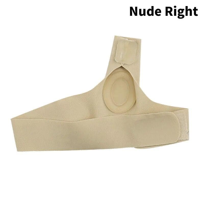 1PCS Toe Separator Feet Thumb Adjuster Toe Separation Cross Strap Toe Protector Foot Care Tools right nude