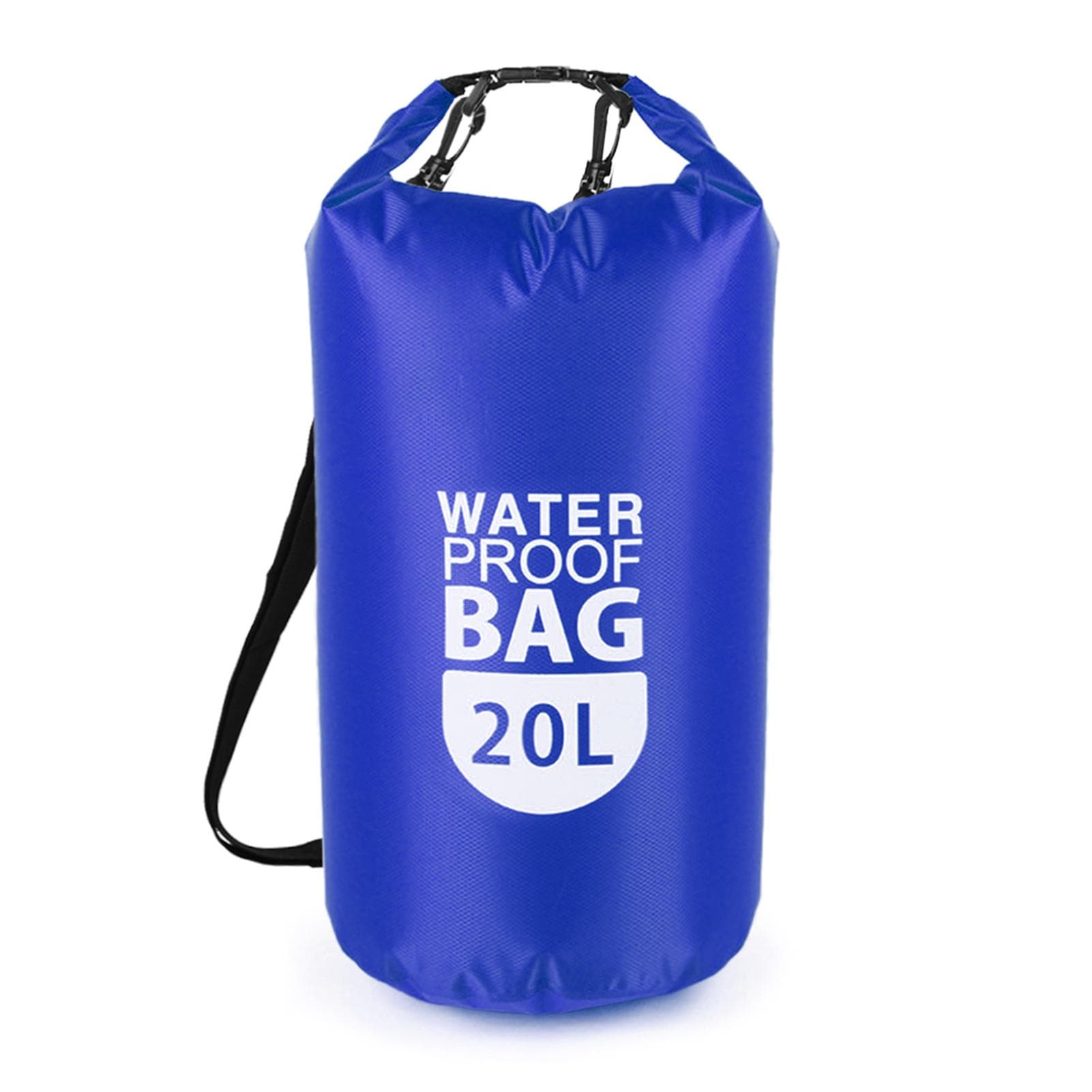PVC Dry Waterproof Floating Bag Roll Top Dry Bag 20L Water Sports Storage Bag Lightweight Dry 20L blue