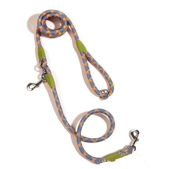 Reflective Nylon Leashes Pet Dogs Traction Rope Leads For Running Free Hands Rope Chain For Pet Dog orange