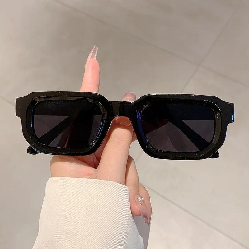 New Vintage Rectangle Sunglasses for Men Women Retro Luxury Brand UV400 Protection Fashion Eyewear Goggles 1PC