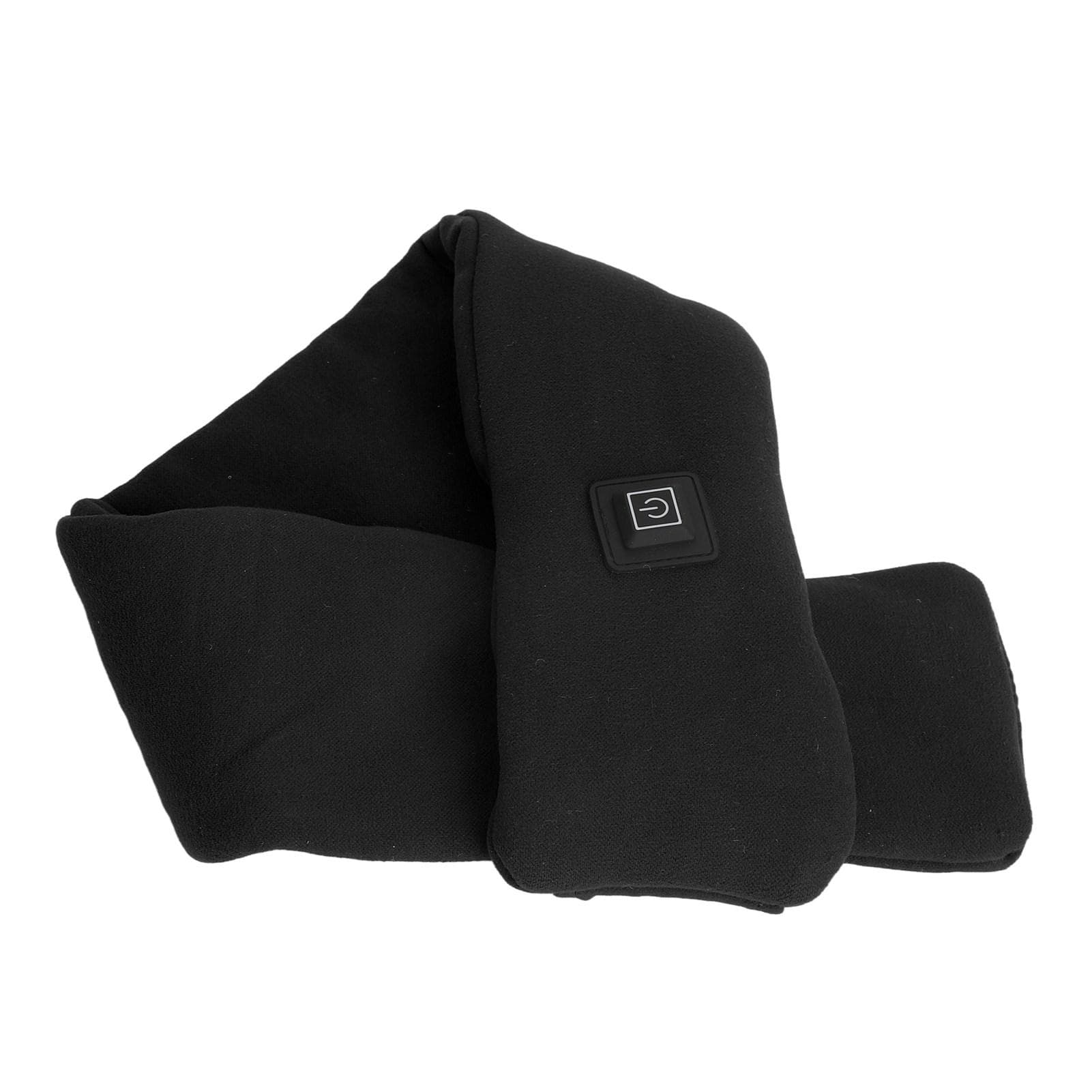 Heated Scarf Intelligent Cold Protection Warm Electric USB Heating Scarf Neck Warmer for Men Women black