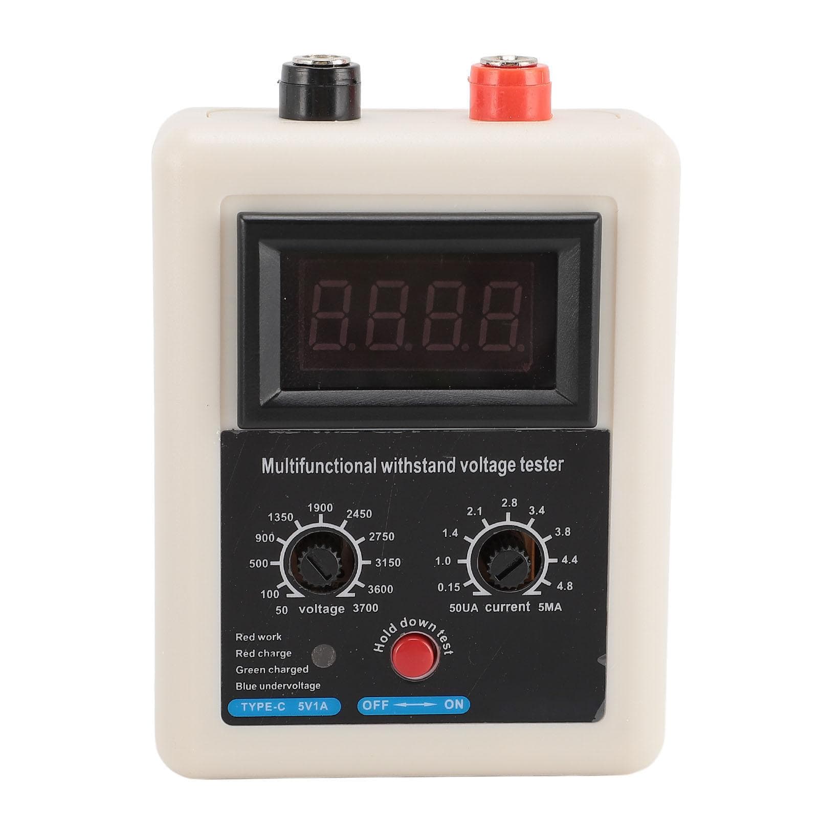 DC 50V-3700V IGBT Tester Transistor Voltage Tester Diode MOS Triode MOV LED Voltage Capability green light