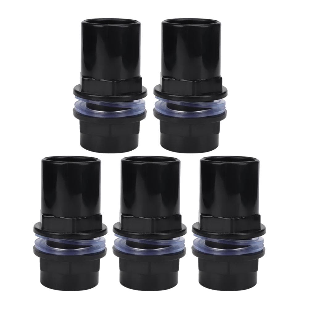 5Pcs/set PVC Aquarium Water Pipe Joint Straight Tube Connector Fish Tank Accessories(40mm)