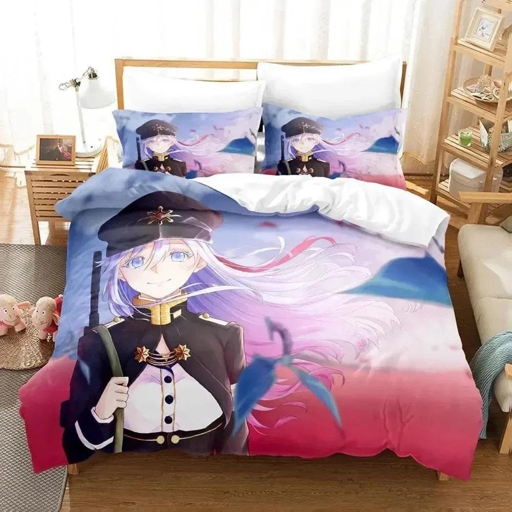 Cartoon 86-Eighty Six Bedding Set Duvet Cover Bed Set Quilt Cover Pillowcase Comforter king Queen Size Boys Adult Bedding Set 70x133cm 2pcs