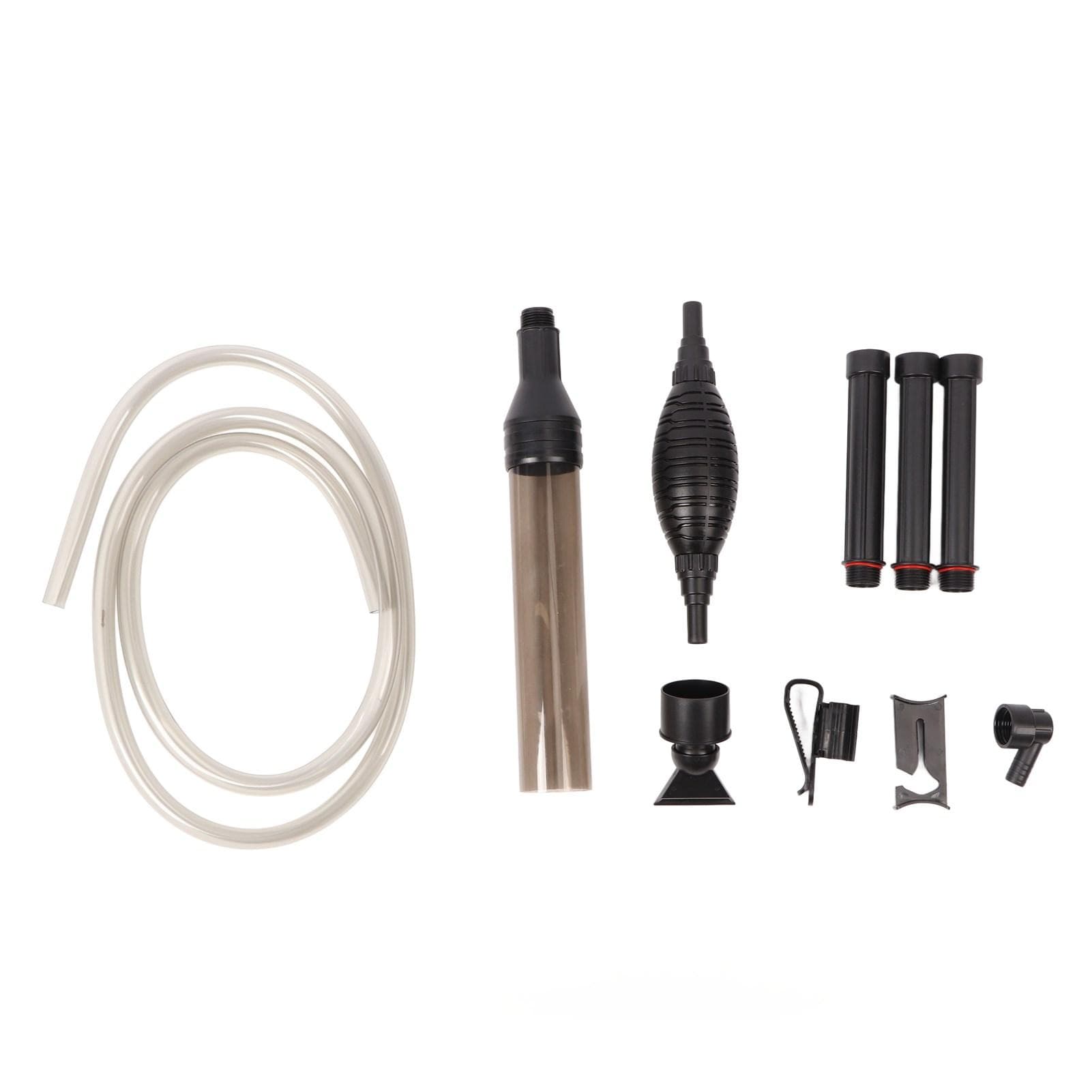 Manual Aquarium Gravel Cleaner Adjustable Water Changer Fish Tank Gravel Vacuum Cleaner L L