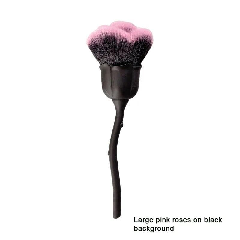 Flower Nail Brush For Manicure Rose Nail Art Brush Nail Accesories Tools Popular Round Small Gel polish Dust Cleaning Brushes