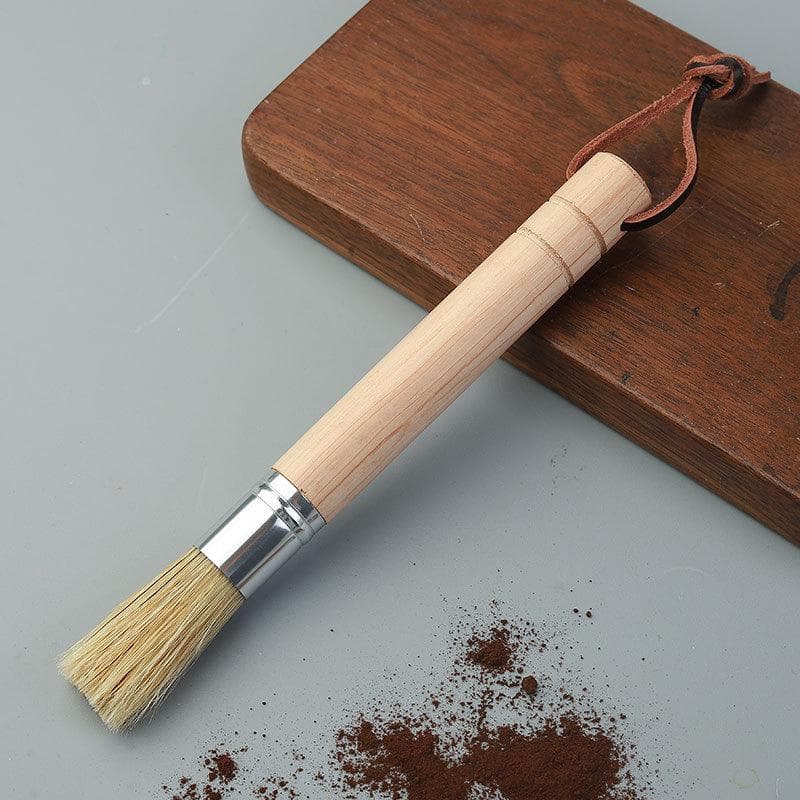 Cleaning Brush Set Retro Barista Coffee Machine Cleaner Solid Wood Brush Coffee Machine Accessories