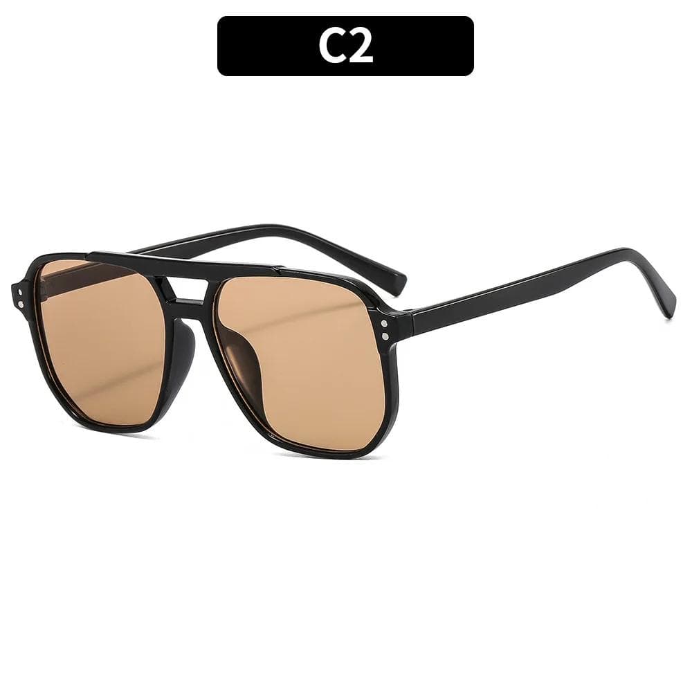 New Fashion Sunglasses Women Designer Retro Rectangle Sun Glasses Female Ins Popular Colorful Vintage Square Eyewear 1PC