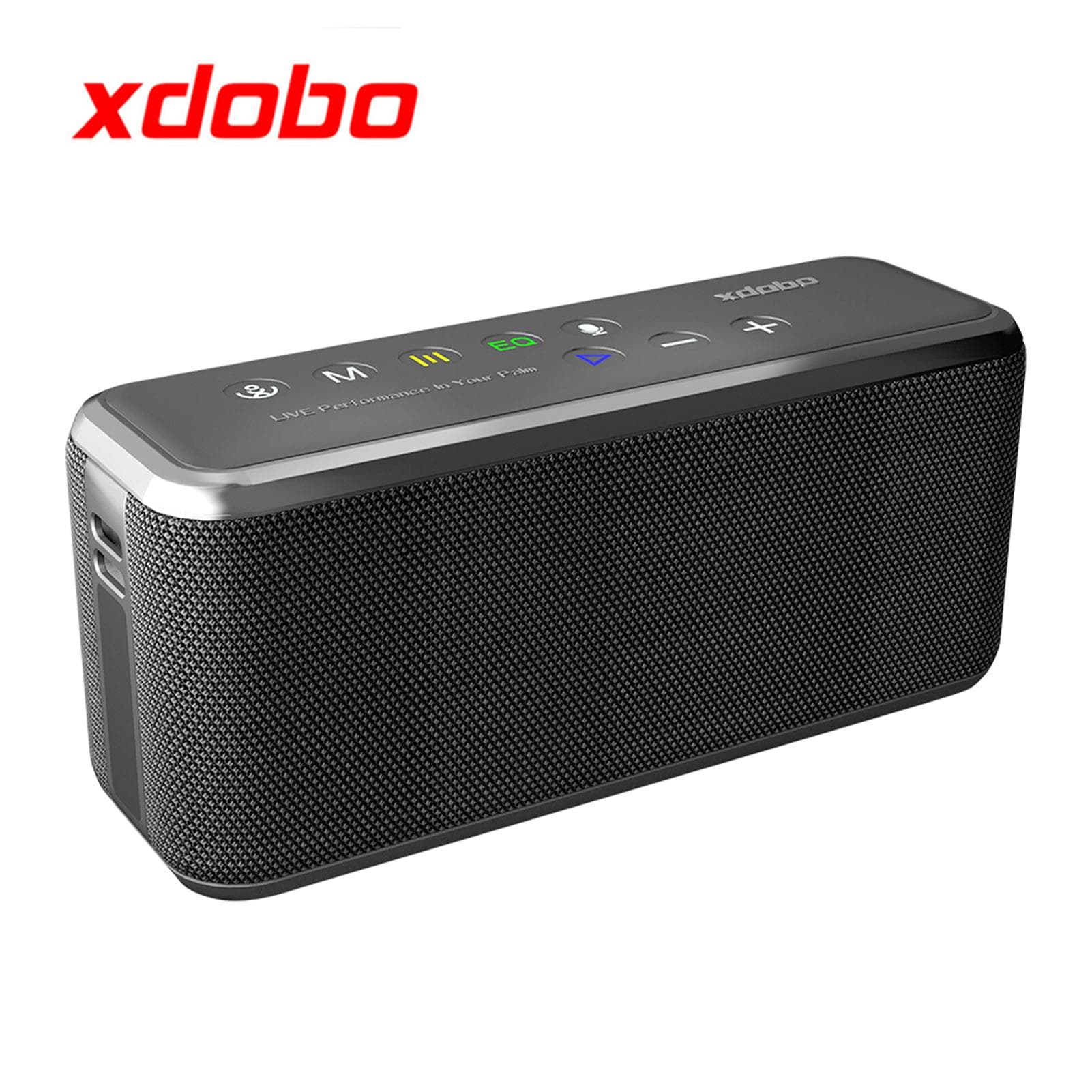 XDOBO X8 MAX Portable 100W Wireless Speaker with BT5.0 Technology IPX5 Waterproof Speakers TWS black