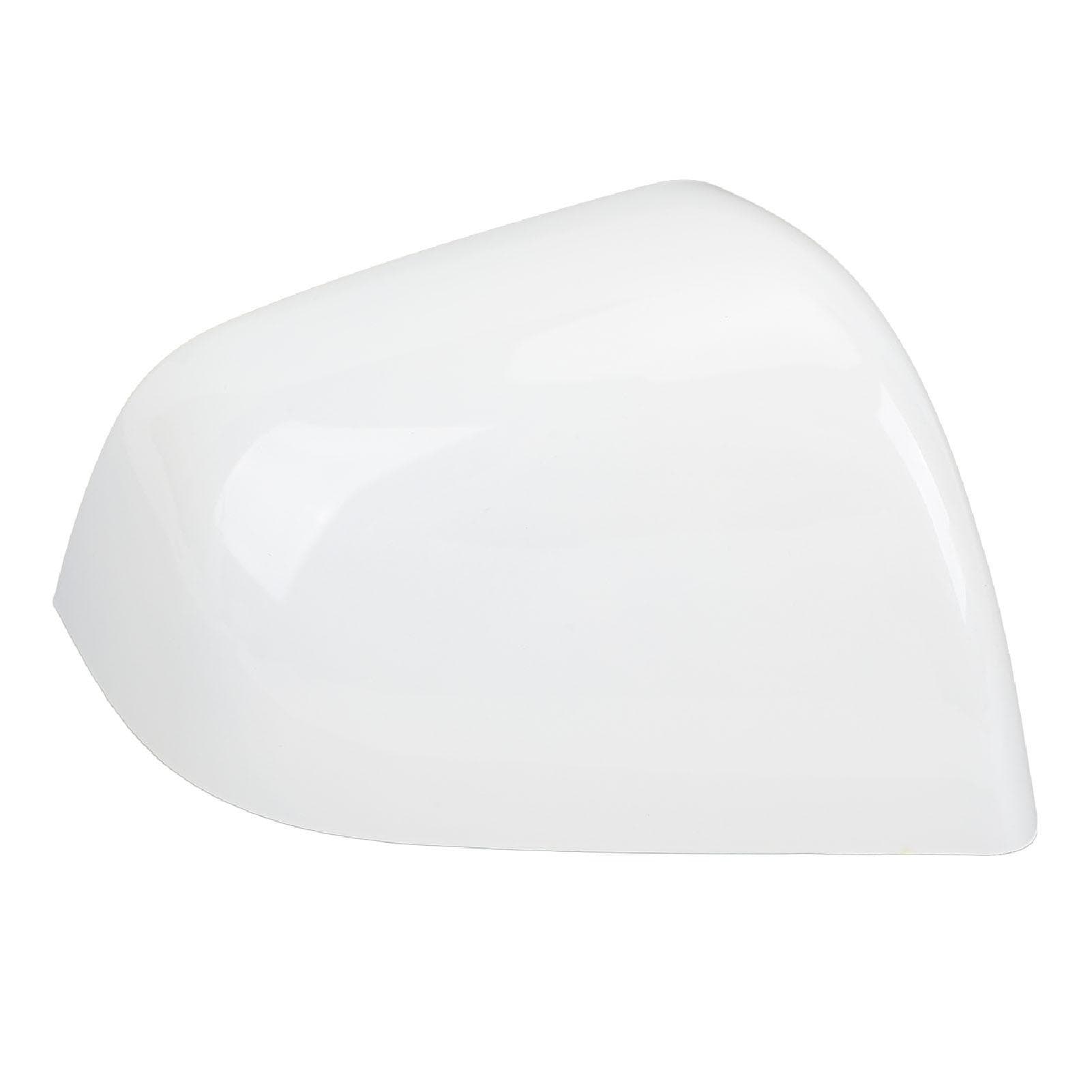 Pearl White Side Mirror Cover Exterior Rearview Mirror Cover Cap Replacement for Tesla Model Y