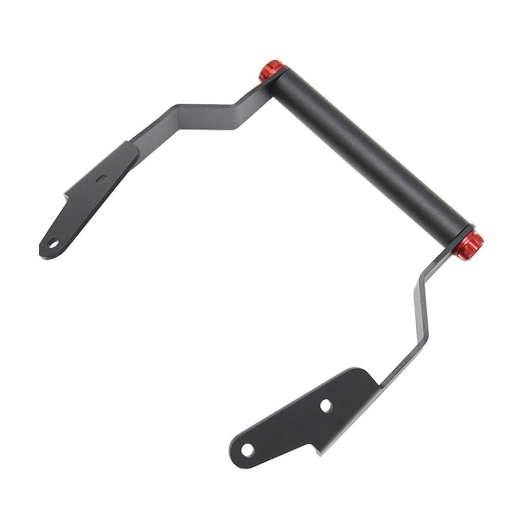 Motorcycle GPS Navigation Bracket Mounting Adapter Holder Front Bar Stand Mobile Phone GPS Holder black