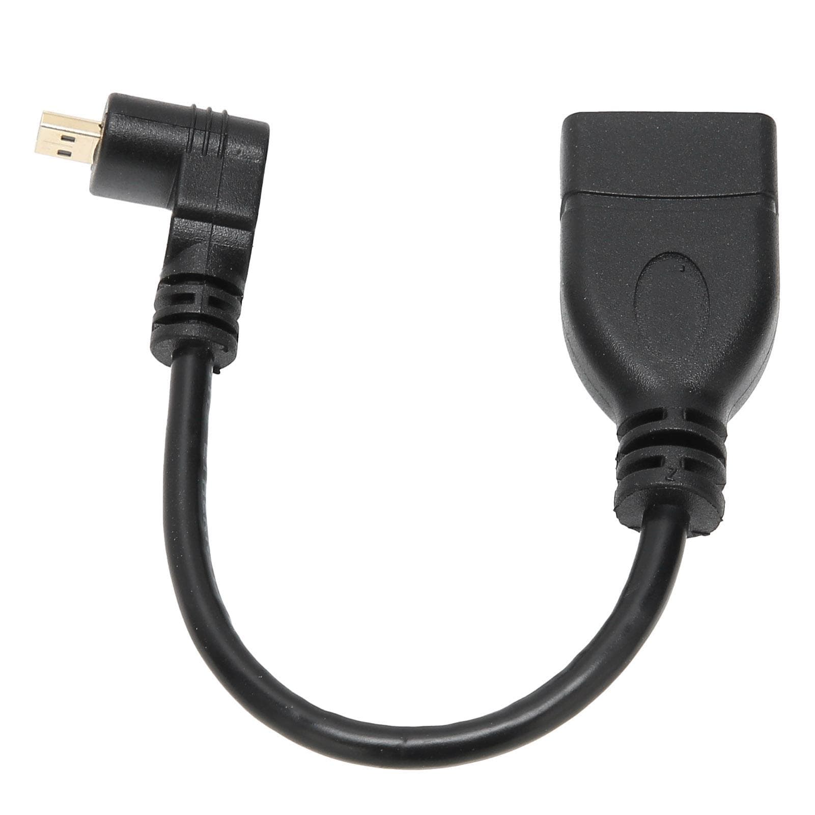HD Multimedia Interface to Mini HD Multimedia Interface Cable 90 Degree for o Computer