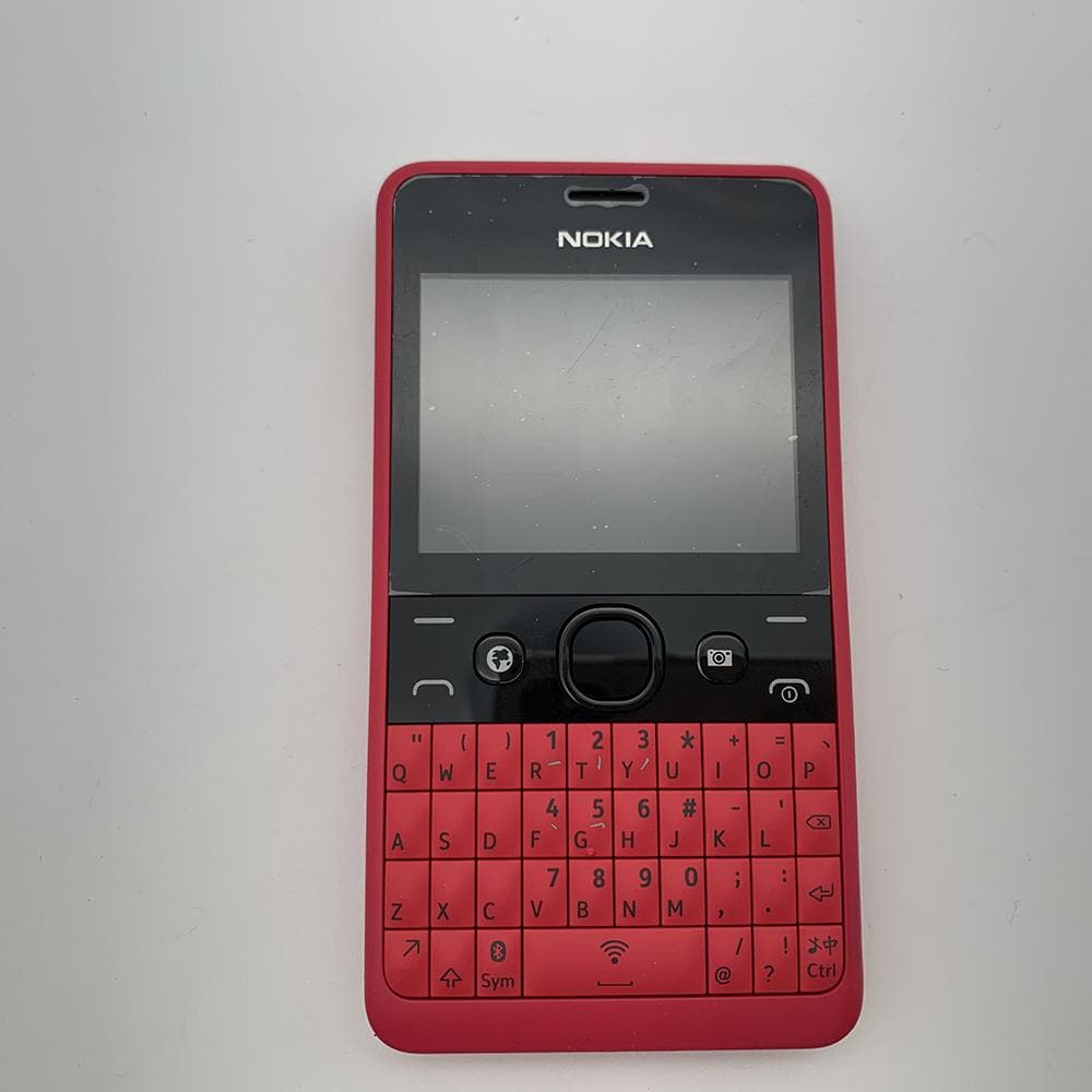 Refurbished Nokia Original Nokia Asha 210 2013 Mobile Phone With 2 SIM Dual SIM Simple Set red