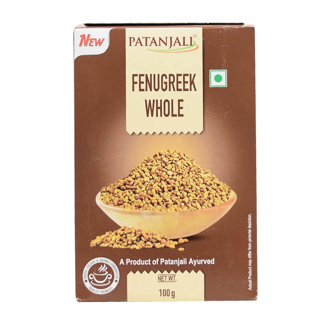 Fenugreek Seeds (100 g), Fenugreek Whole, Patanjali 1x100g
