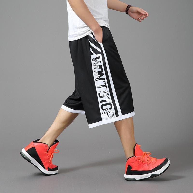 Men's Summer Basketball Shorts Loose Large Size Sports Shorts Casual Breathable Beach Pants 2XL