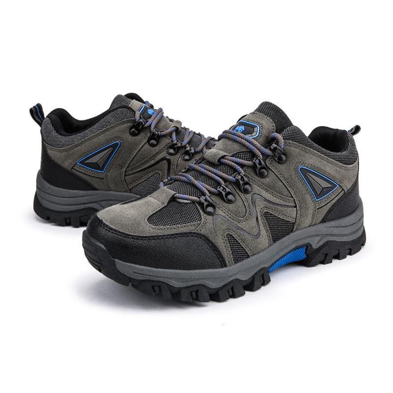 New Hiking Shoes Waterproof Sports Shoes Plus Size Men's Hiking Shoes 39-47 45 grey