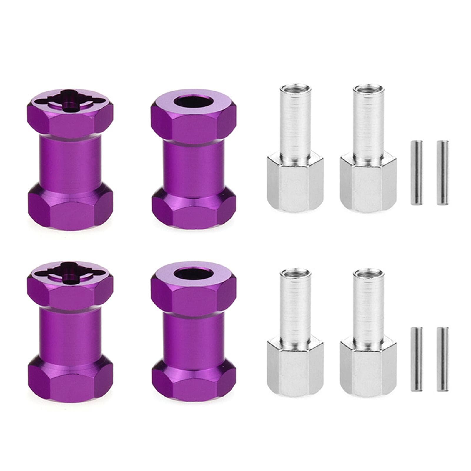 Combination 20mm Widened Compatible with D90 AX10 CC01 SCX10 F350 Car purple