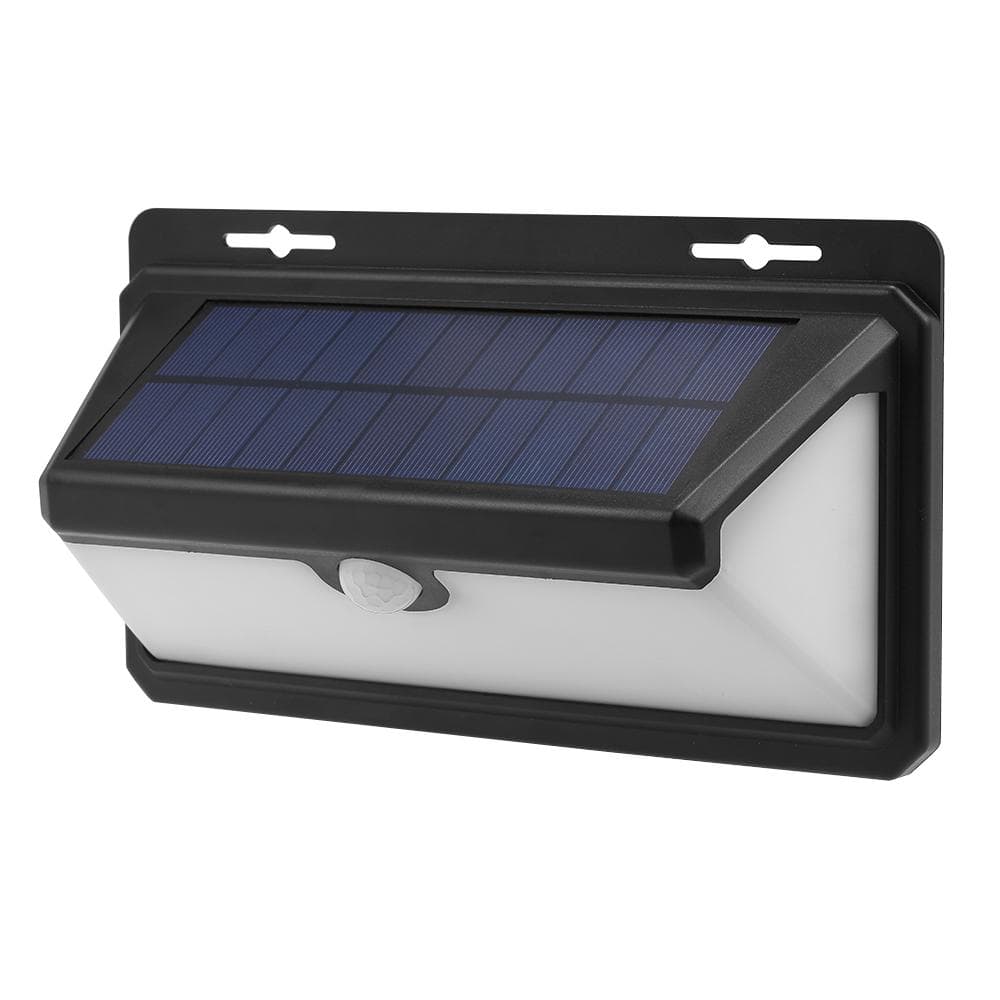 Solar Sensor Wall Lights, 97 LEDs Waterproof Solar Powered PIR Motion Sensor Energy Saving Night Lights for Garden, Fence, Patio, Driveway black